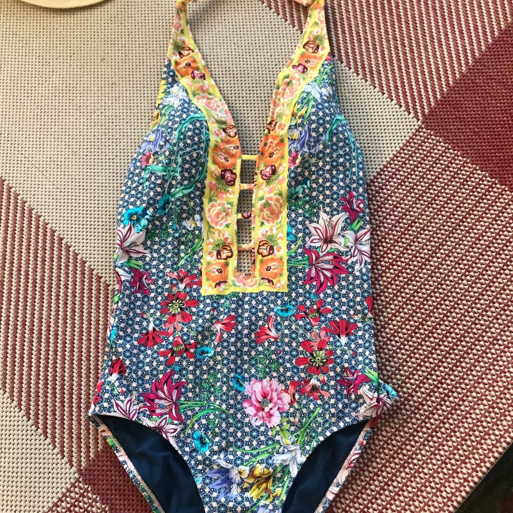 COPY - Johnny Was Eaton Floral One Piece Swimsuit